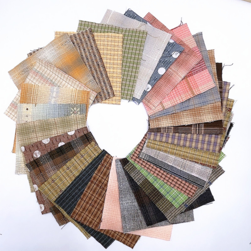Sewing Tweed Fabric - 30 stuks katoenen garen geverfd Japanse
