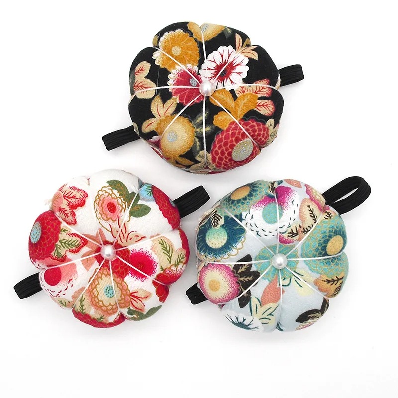 Sewing Pin Cushion - 2026 Pinnenkussenhouder in willekeurige kleur, pompoenvorm,
