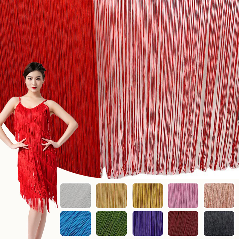 Textile And Sewing Supply - 100cm lange polyester franje kwast kant