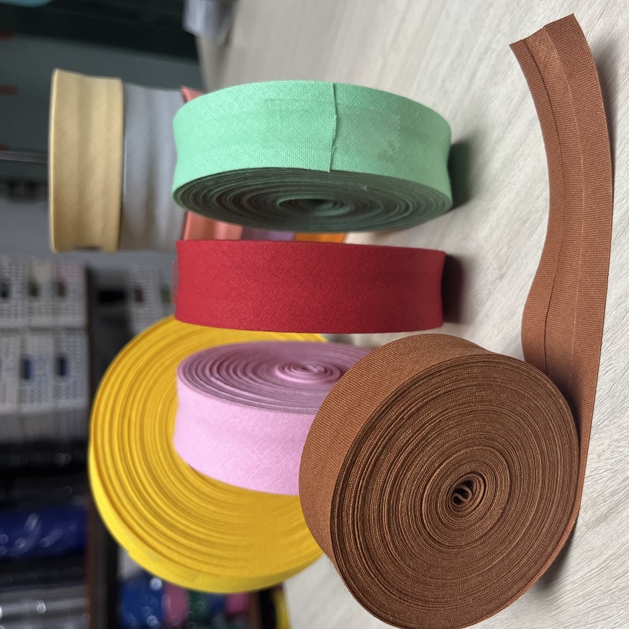 Binding Tape Bias - 25Mm X 5Meterscotton Gevouwen Bias Tape