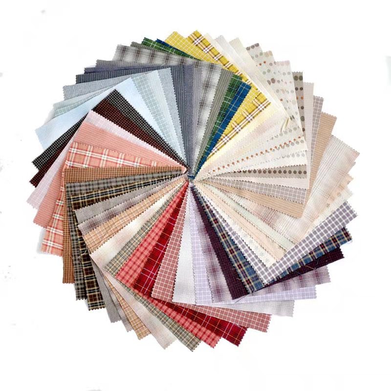 Sewing Tweed Fabric - DIY Japan Kleine Doek Groep Garengeverfde
