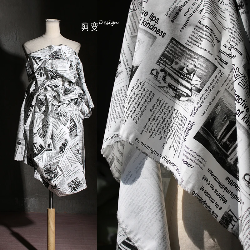 Sewing Tweed Fabric - Creative Gedrukt Polyester Katoen Diy Kleding