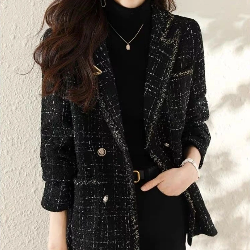 Sewing Tweed - Dames 2025, nieuwe herfst winter Koreaanse