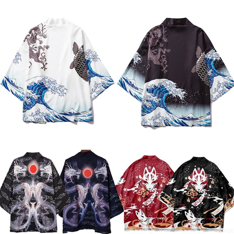 Chinese stijl harajuku haori b - Sewing V recensie en prijs
