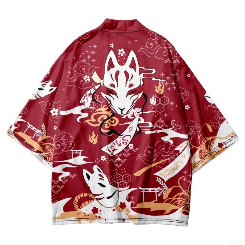 Chinese stijl harajuku haori b - Sewing V recensie en prijs