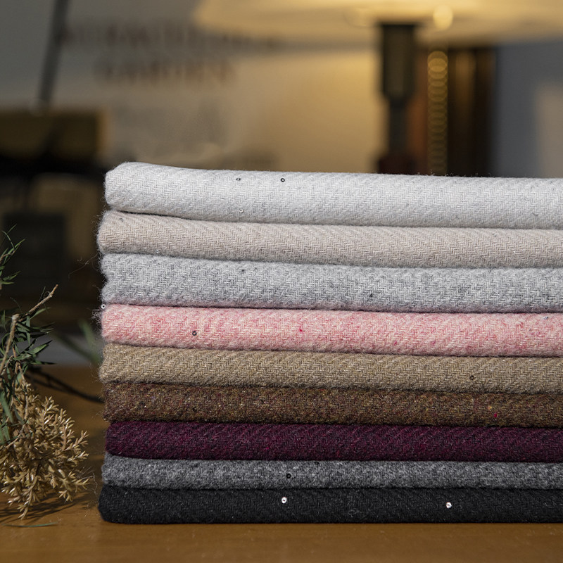 Sterrenhemel pailletten wollen - Sewing Tweed recensie en prijs