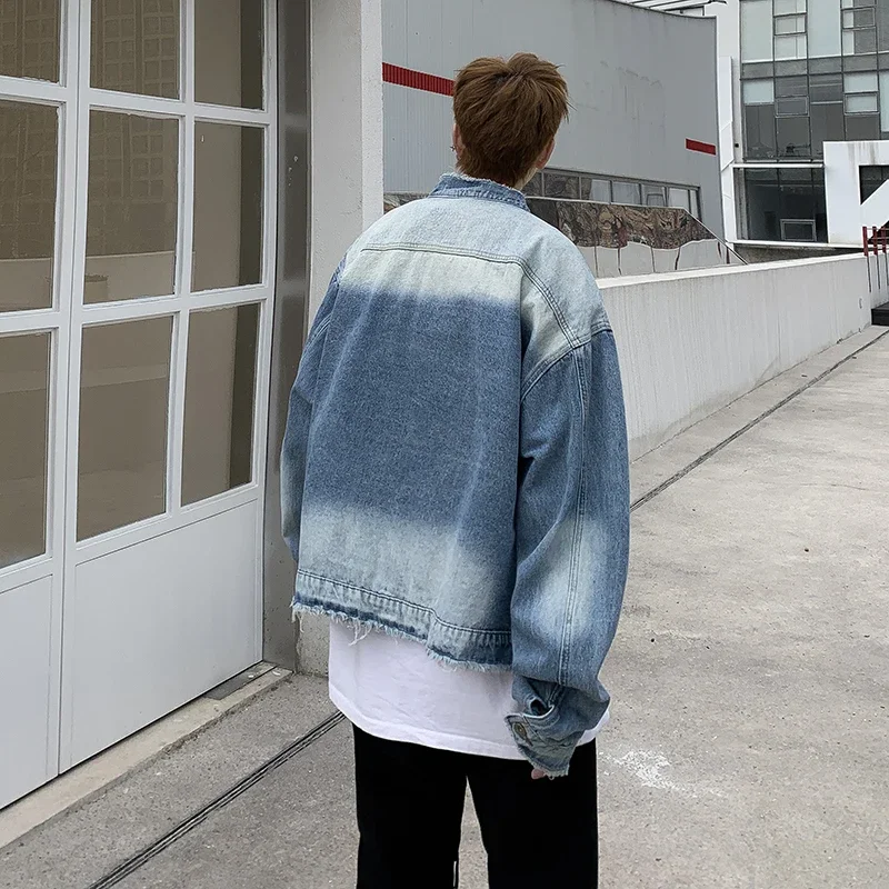 Amerikaanse Retro Hip Pop Raw  - Sewing Jackets recensie en prijs