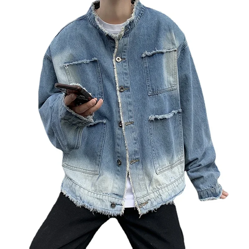 Amerikaanse Retro Hip Pop Raw  - Sewing Jackets recensie en prijs