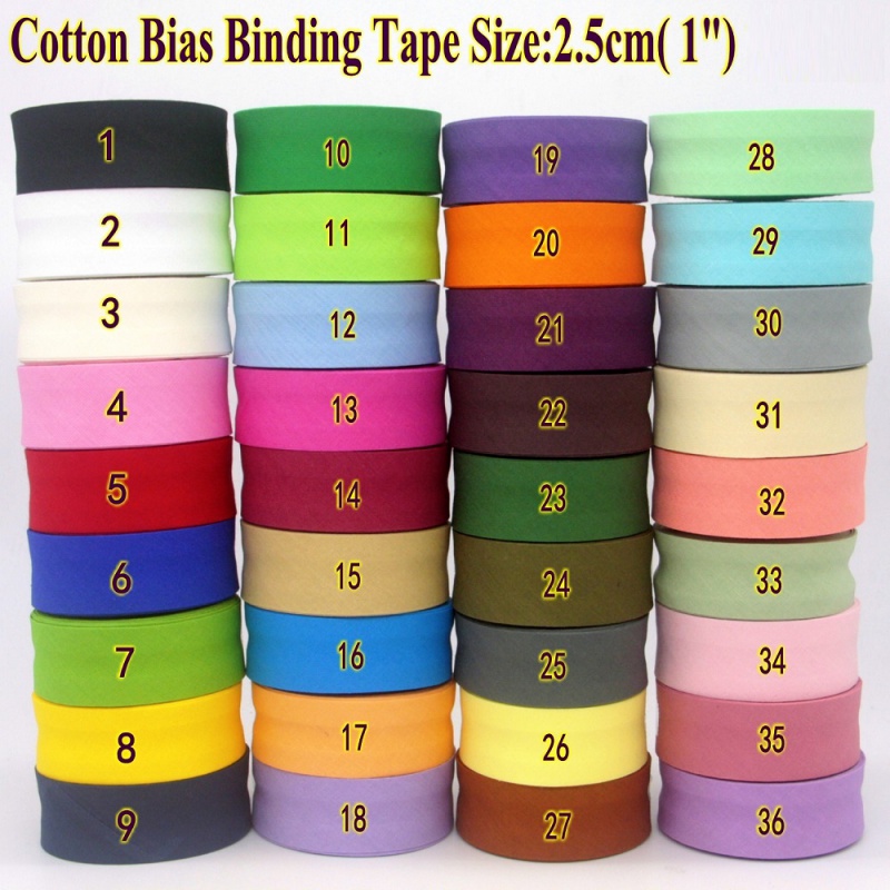 25Mm X 5Meterscotton Gevouwen  - Binding Tape Bias recensie en prijs