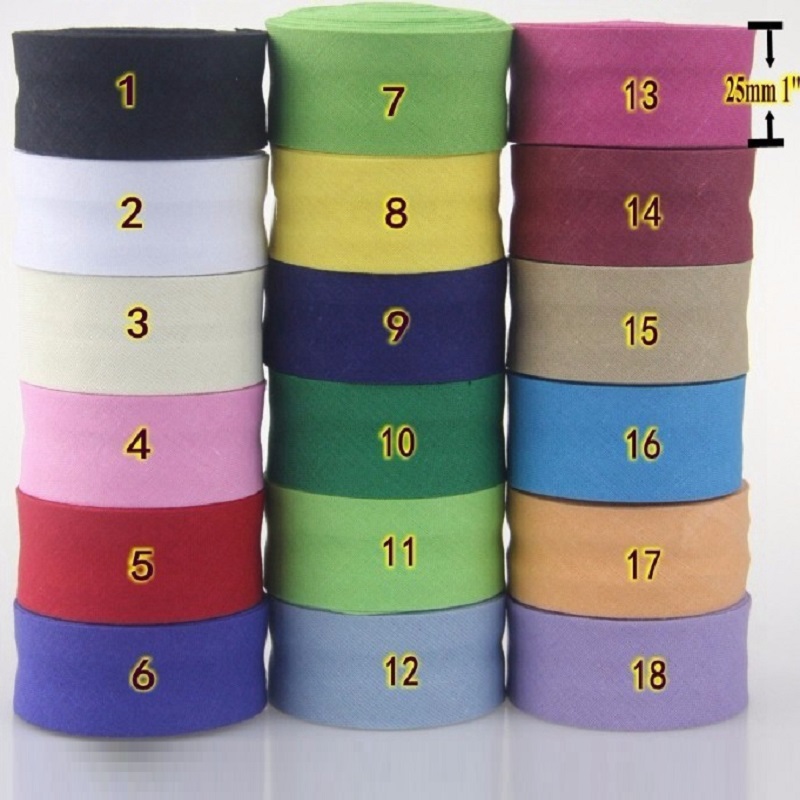 25mm katoenen gevouwen biaisba - Binding Tape Bias recensie en prijs