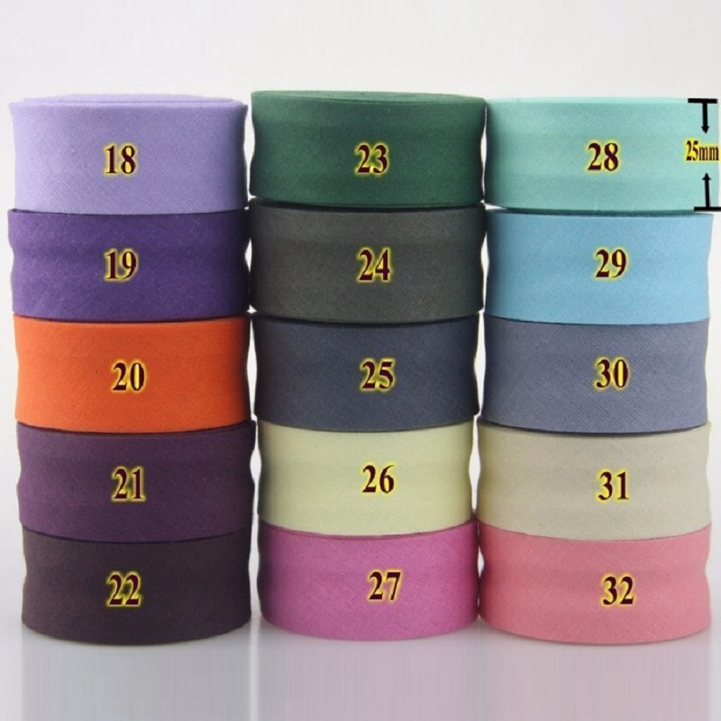 25mm katoenen gevouwen biaisba - Binding Tape Bias recensie en prijs