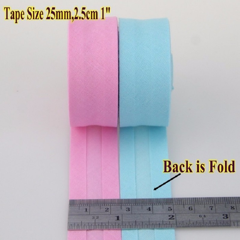 25mm katoenen gevouwen biaisba - Binding Tape Bias recensie en prijs