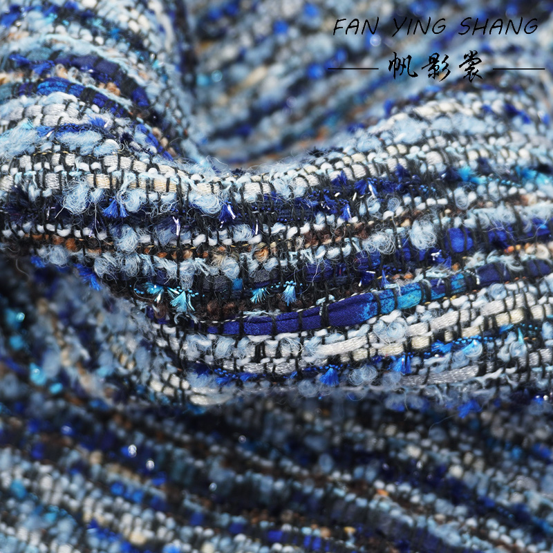 2025 blauwe serie heldere chif - Sewing Tweed Fabric recensie en prijs