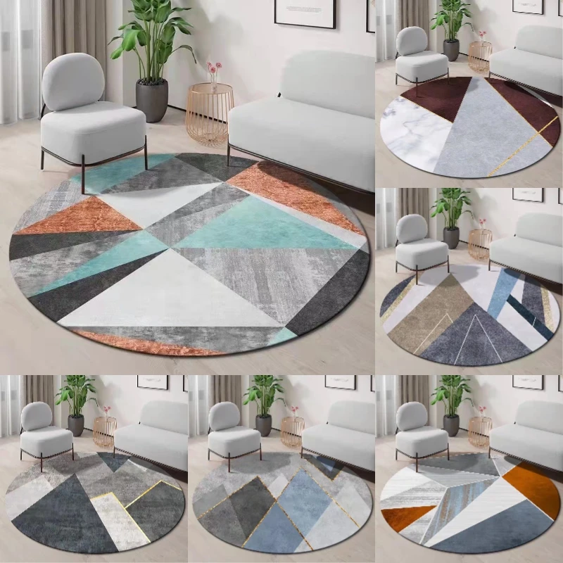 ~O~Geometrisch rond vloerkleed - Century Textile & Sewing Supply recensie en prijs