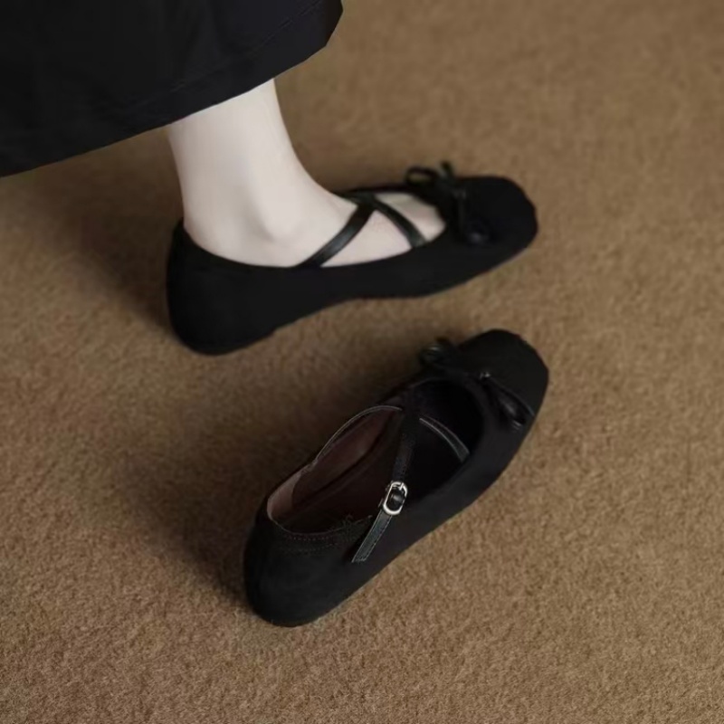 Dames Mary Jane Flats Ballet F - Elastic Waistband Roll recensie en prijs