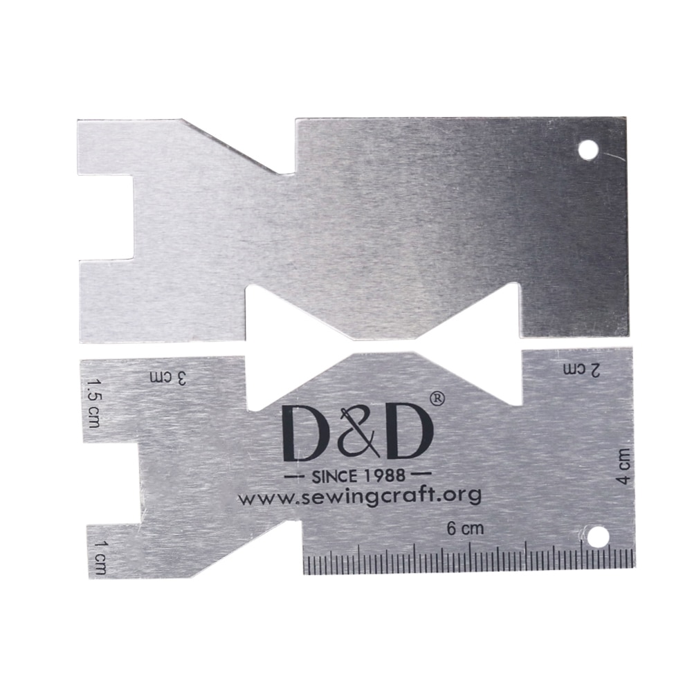Metalen Meetmeter Quiltliniaal - Sewing Gauge Ruler recensie en prijs