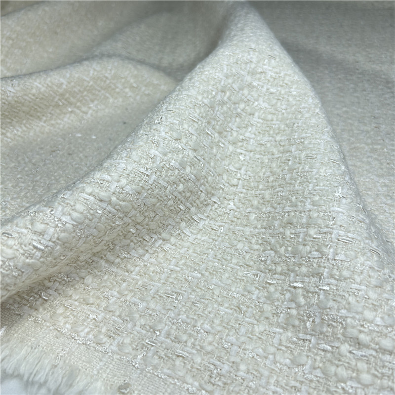 Beige Franse luxe gedrapeerde  - Sewing Tweed recensie en prijs