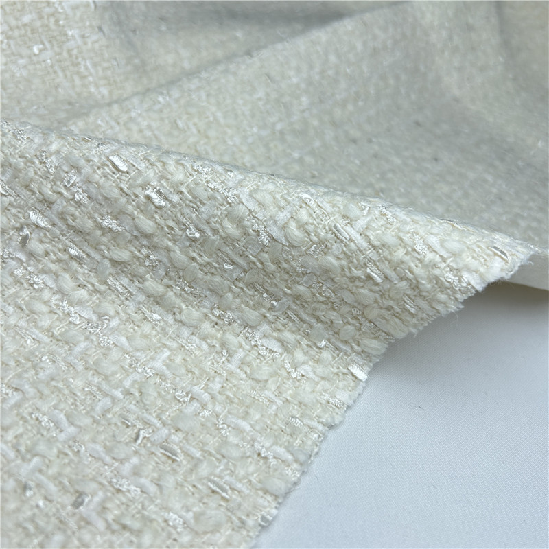 Beige Franse luxe gedrapeerde  - Sewing Tweed recensie en prijs