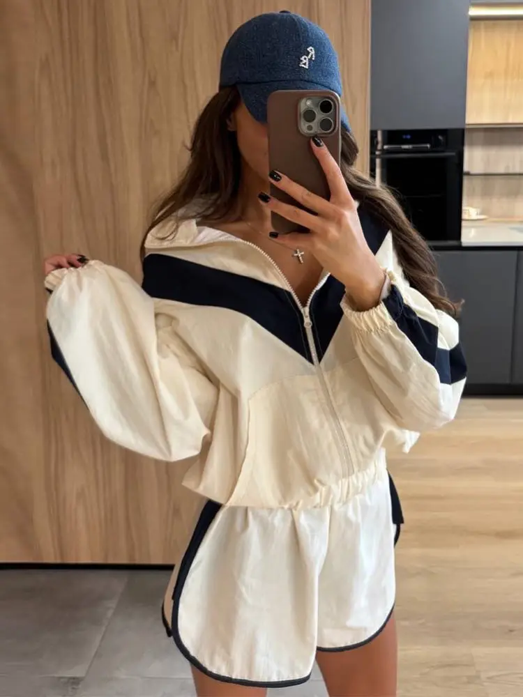 Contrast Shorts Tweedelige Set - Sewing Jackets recensie en prijs