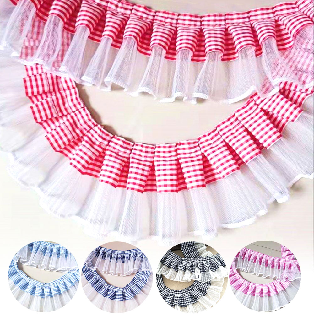 7CM Brede Plaid Geplooide Doek - Textile And Sewing Supply recensie en prijs