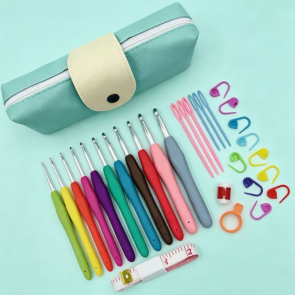 37-delige haaknaaldset met opb - Sewing Necessities recensie en prijs